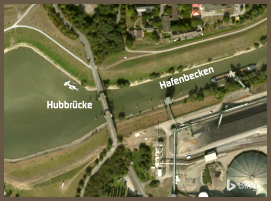 Hubbrücke Hafenbecken